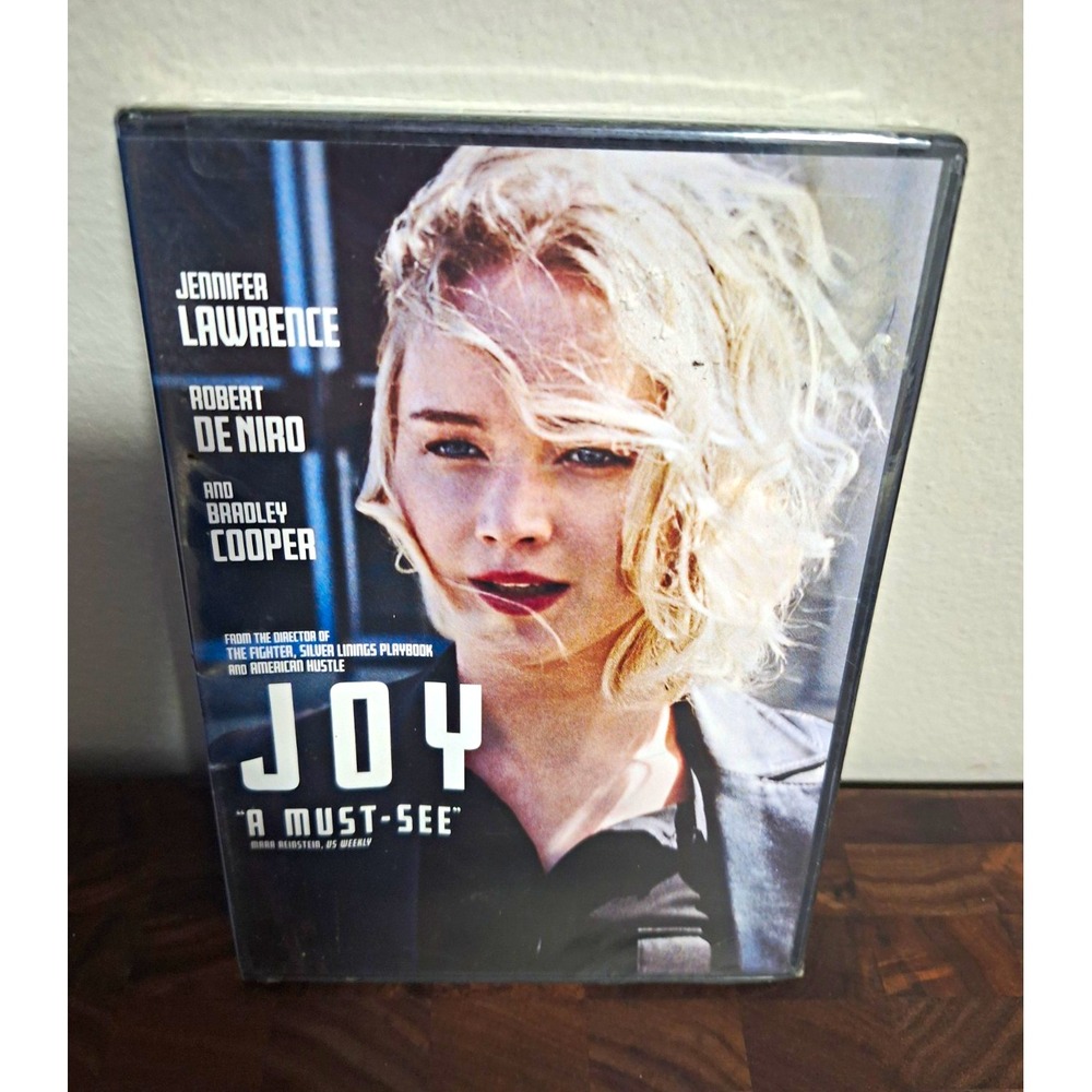 JOY DVD Sealed New Jennifer Lawrence Robert De Niro Bradley Cooper Movie